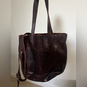 Portland Leather CLASSIC Crossbody Tote